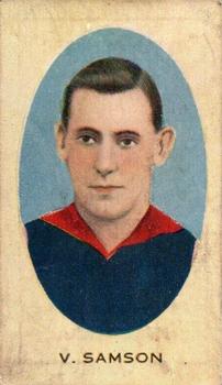 1922 J.J. Schuh Australian Footballers #NNO Victor Samson Front
